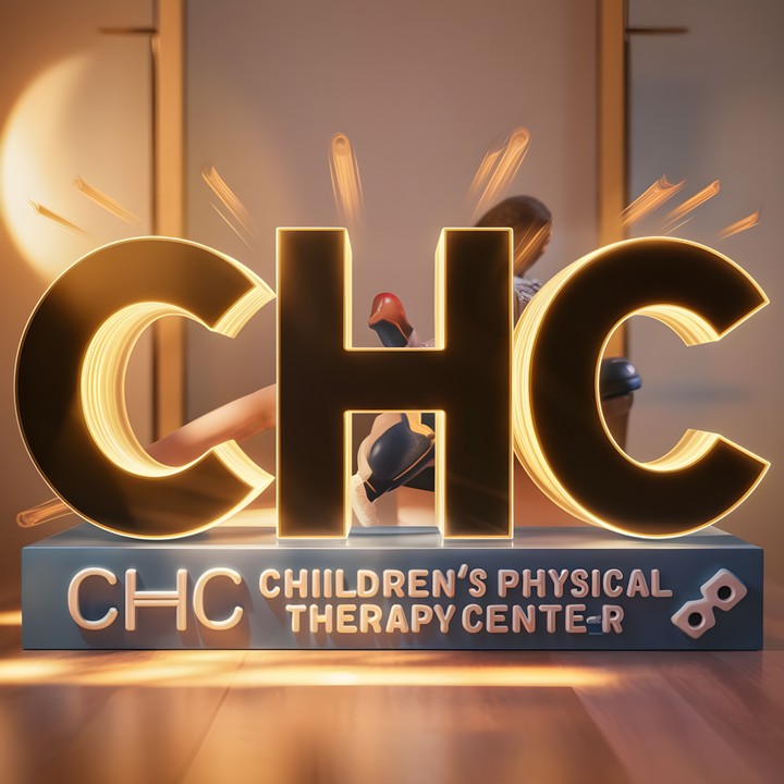 شعار لمركز علاج طبيعي اسمه صحت الطفل