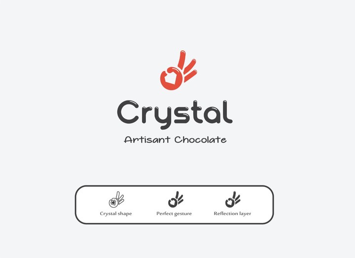 Crystal Chocolate - تصميم العلامة التجارية (الاسم | الاستراتيجية | الهوية)