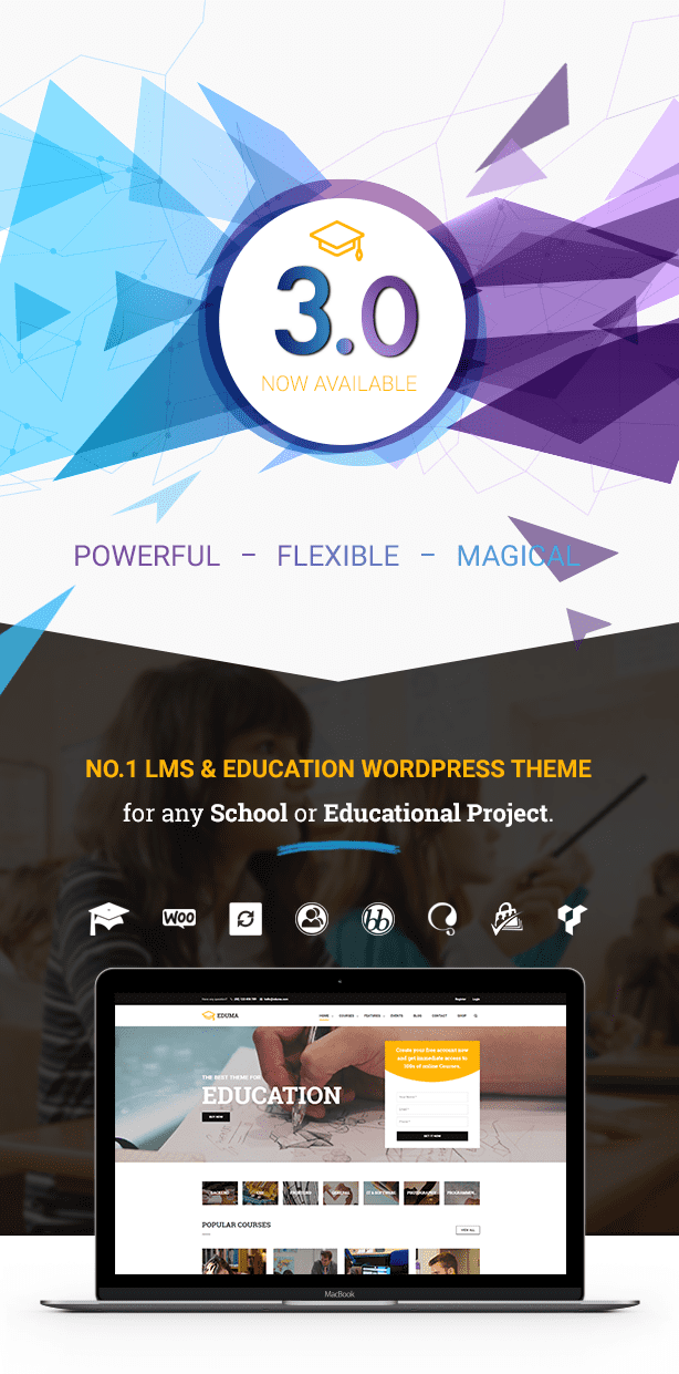 ووردبريس- تعريب قالب Education WordPress Theme | Education WP