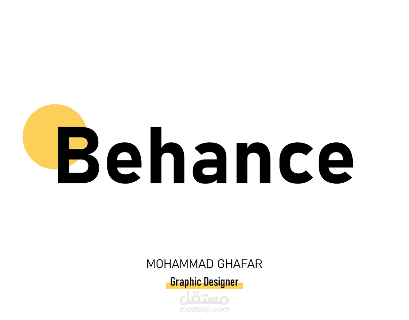 صفحتي على Behance