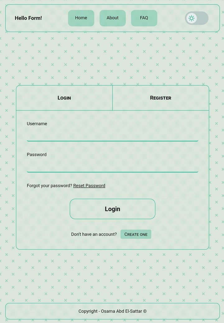 Login & Sign up Form