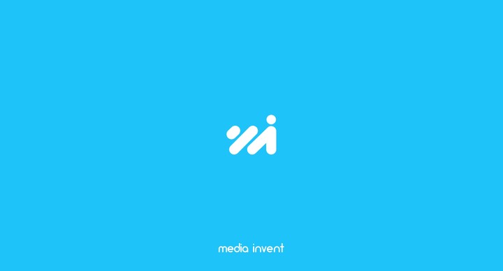 تصميم شعار لشركة تظاهرات رقمية و اعلامية Media Invent