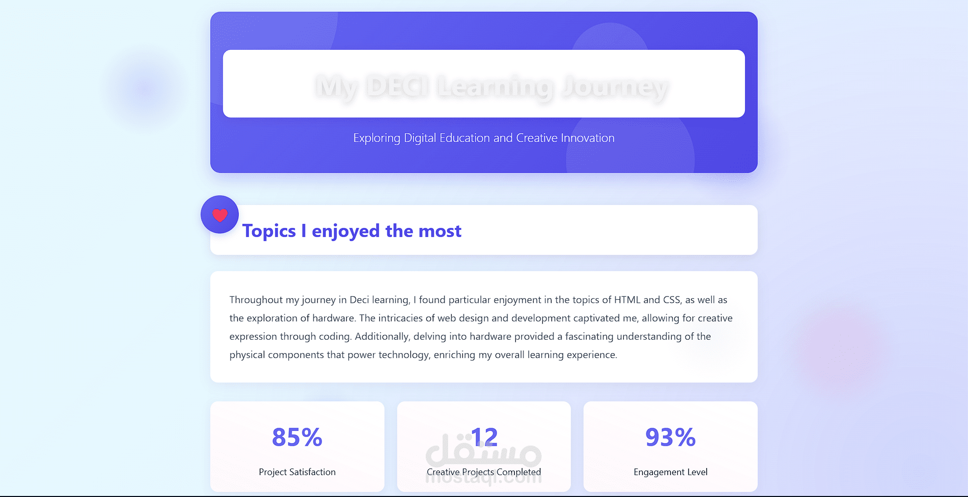 just a simple html css and java script project