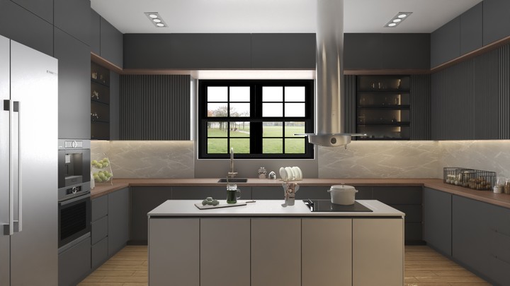 مطبخ Modern kitchen