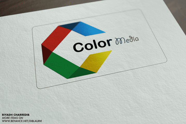 تصميم شعار ''color media''