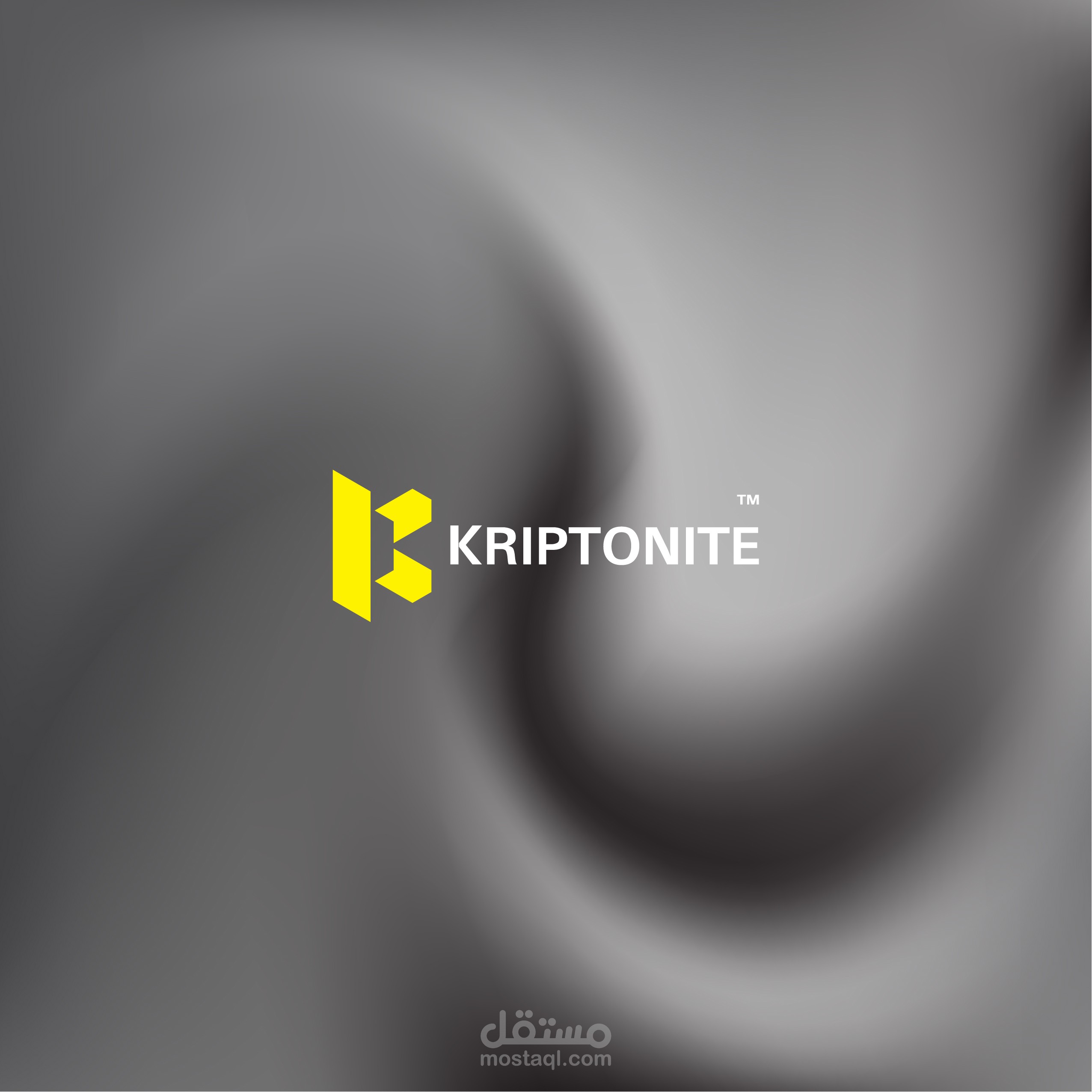 هوية بصرية لتطبيق استثمارات (Kriptonite)