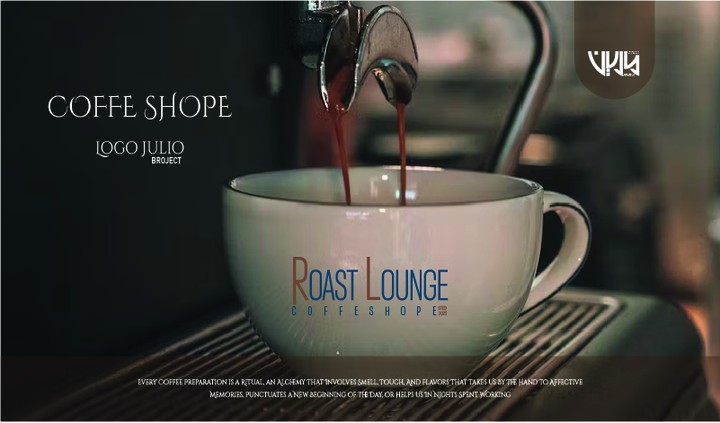 ٍRoast Lounge Branding