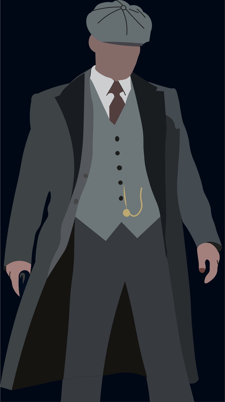 illustration vector art for tommy shelby