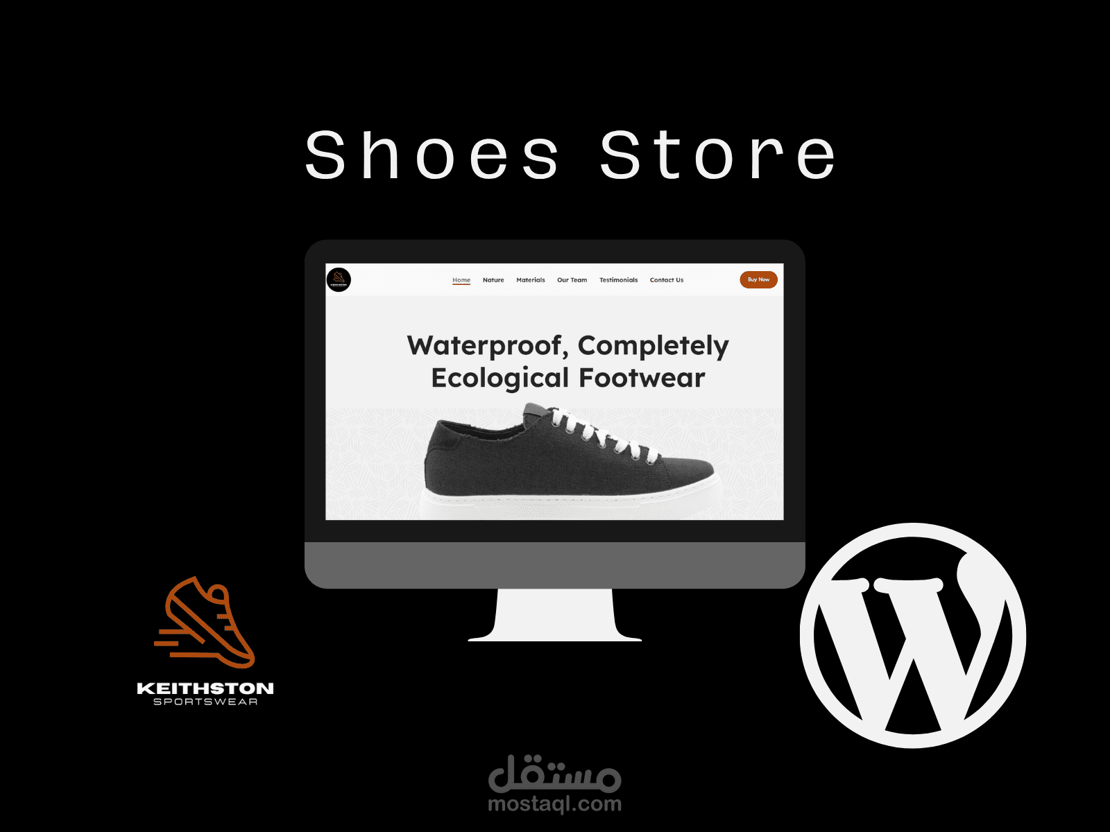 صفحة هبوط (Landing page ) لاحذية متينة!
