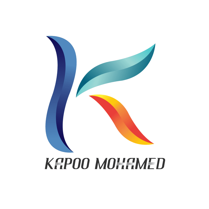 KM stunning personal logo