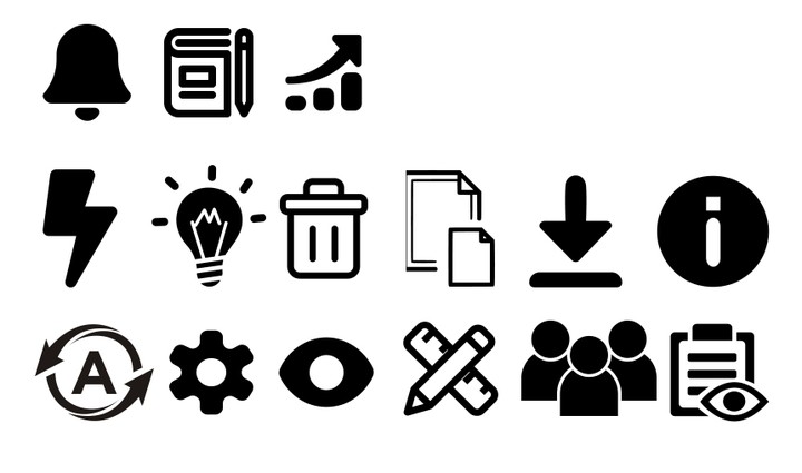 Vector Icon Design for Software