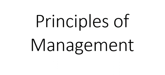 Principles of Management