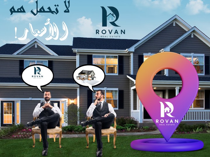 Social media design for Rovan Real Estate and Investment Company