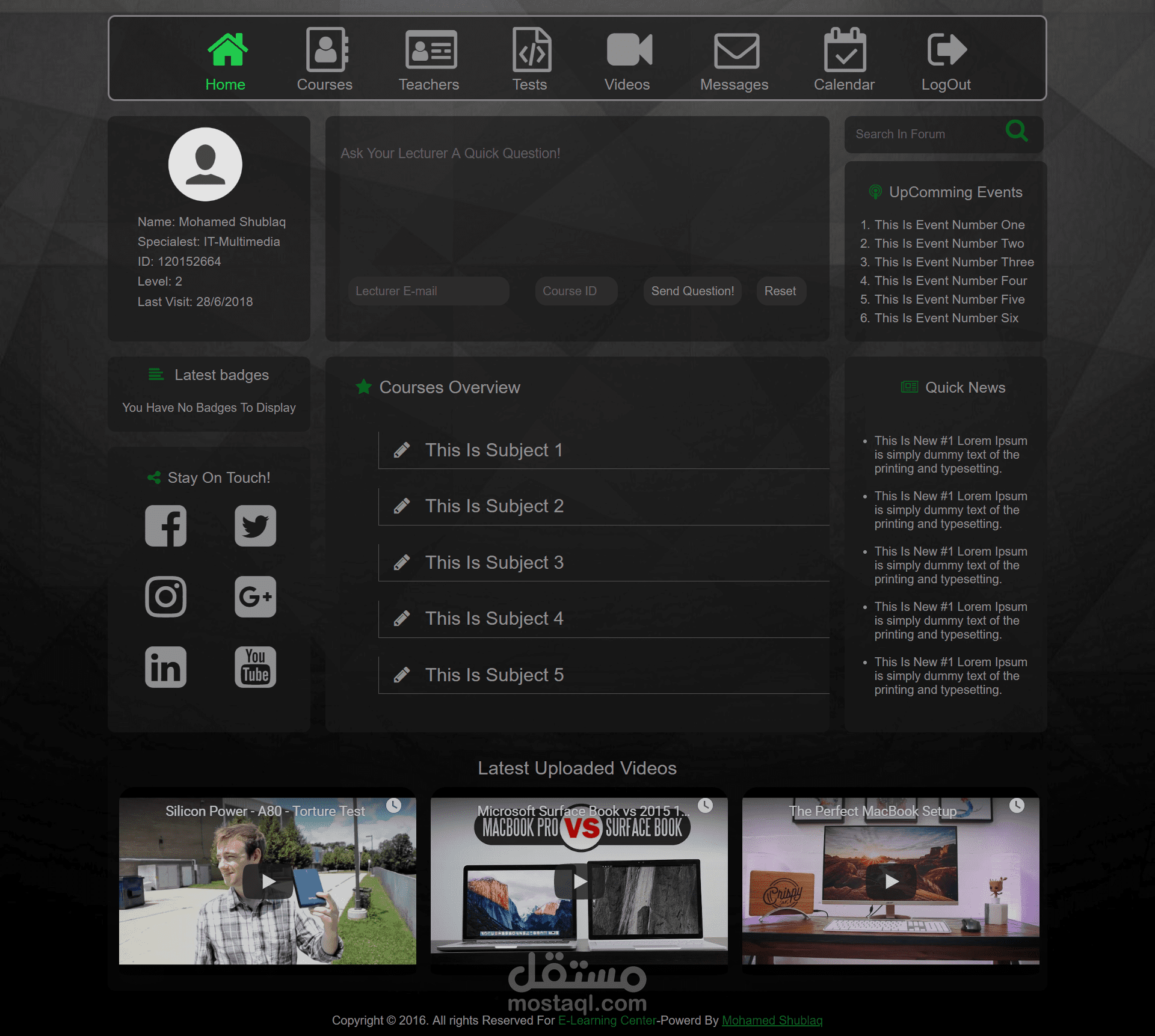 E-Learning Center
