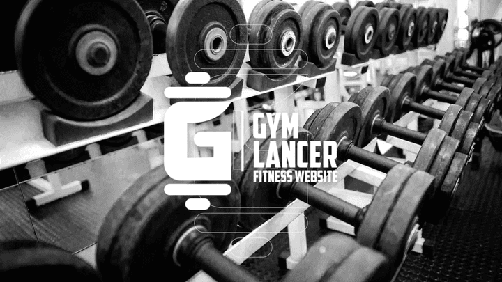 تصميم لمنصه تدريب الكتروني gym lancer