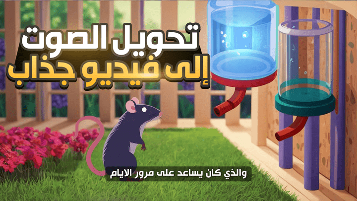 تحويل ال(Voice over) إلى فيديو جذاب باستخدام أدوات الذكاء الصناعي