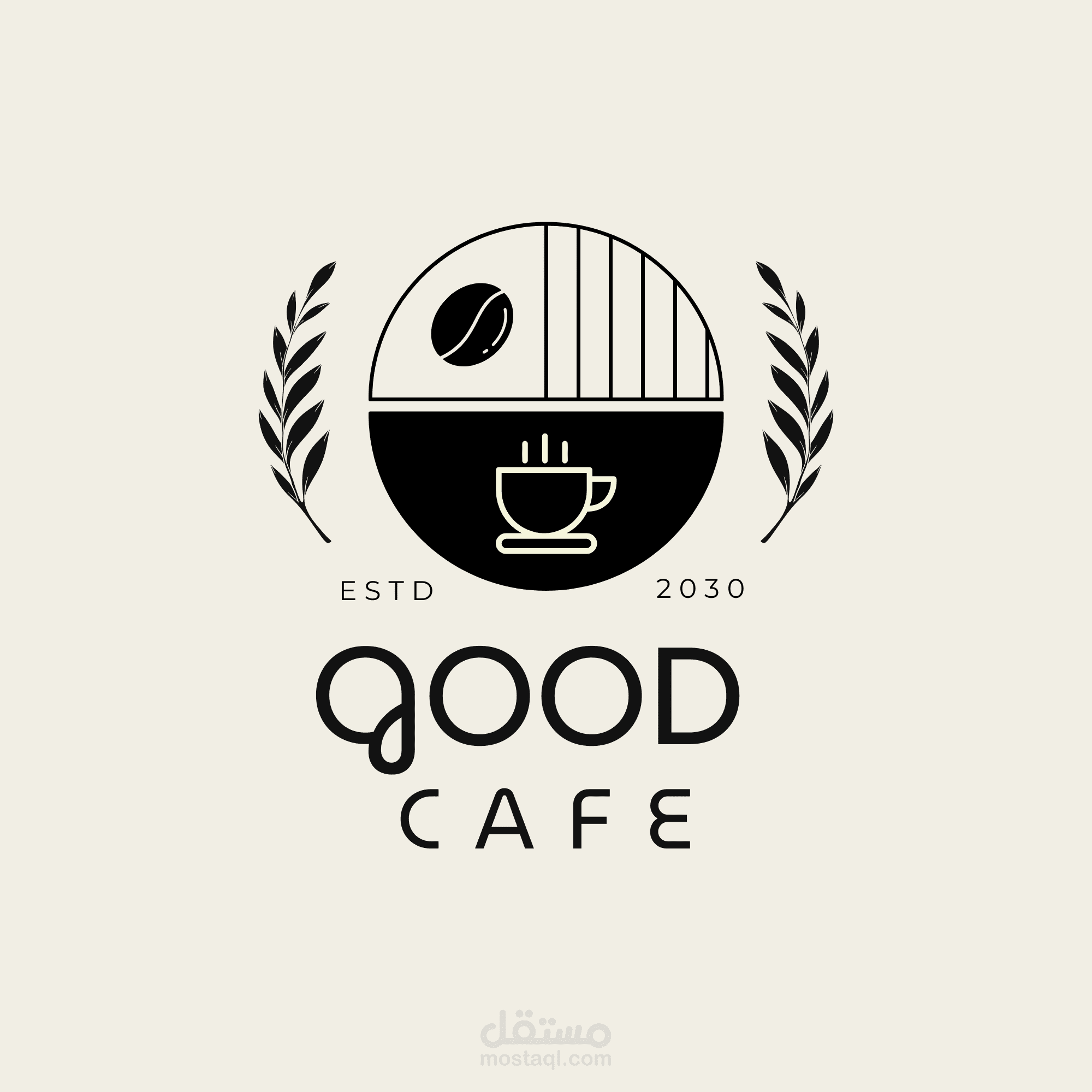 تصميم شعار لكافيه باسم GOOD CAFE