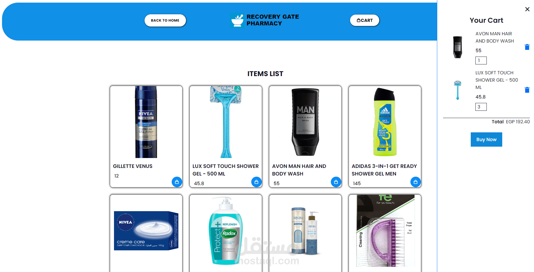 Pharmacy Website