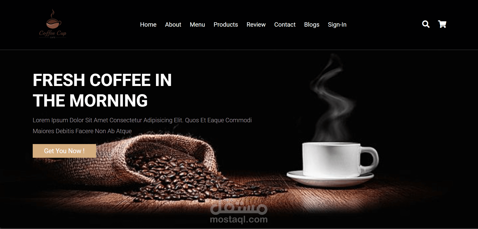 Responsive Coffee Website