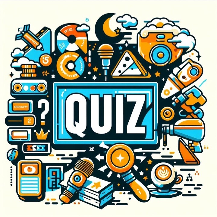 لوجو لقناة يوتيوب عن التحديات و كلمة Quiz تحت