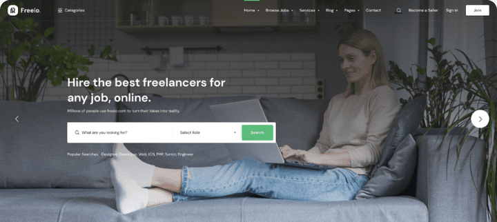 Freelance marketplace  by WordPress