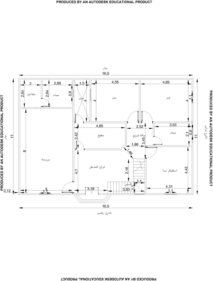 تصميم معمارى على الاوتوكاد