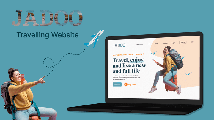 Landing Page for Travelling website (صفحة هبوط ل موقع سفر)