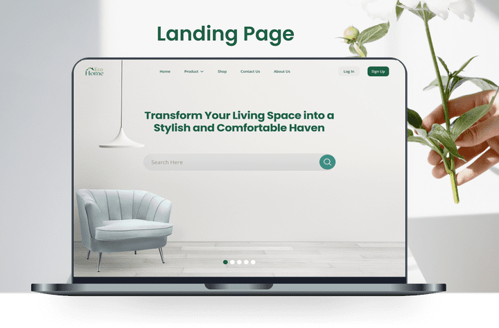 تصميم صفحة هبوط Landing page  او واجهة ويب باستخدام figma