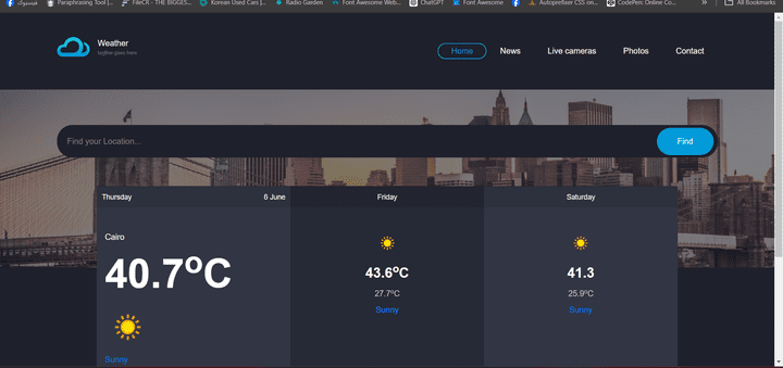 Weather Website