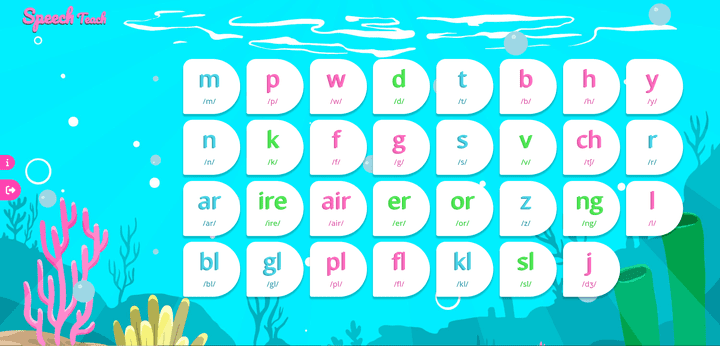 تطبيق ويب بواجهة مذهلة وجميلة, مزود بخدمة ذكاء اصطناعي,  لتعليم الاطفال كيفية نطق الاحرف والكلمات الانجليزية بأنواع الصعوبات.