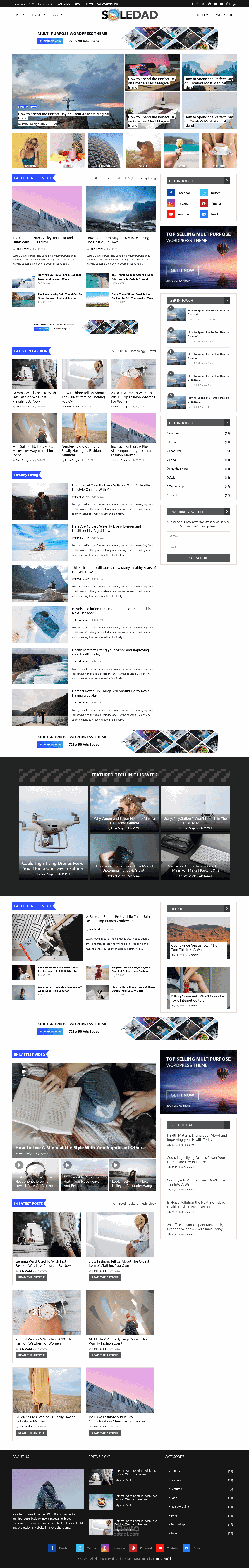 Soledad Landing page