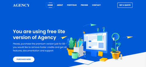 Companies One Page Template