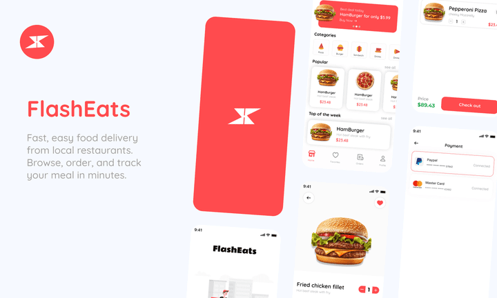 FlashEats - Food delivery app.