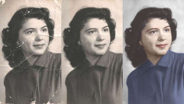 Lady Photo Restoration