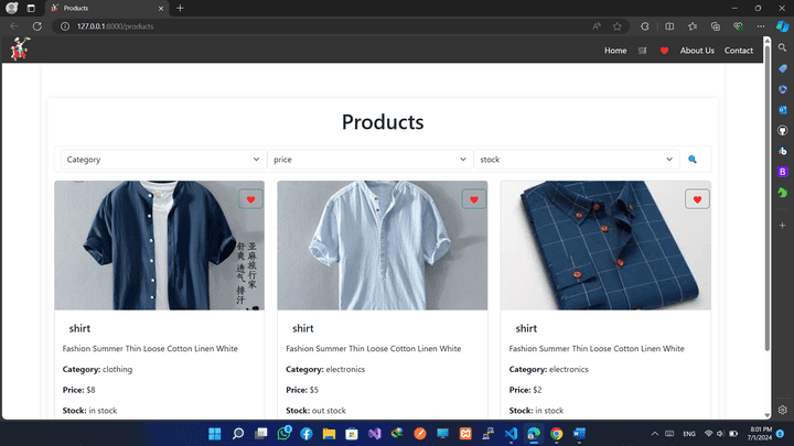 e-commerce by laravel