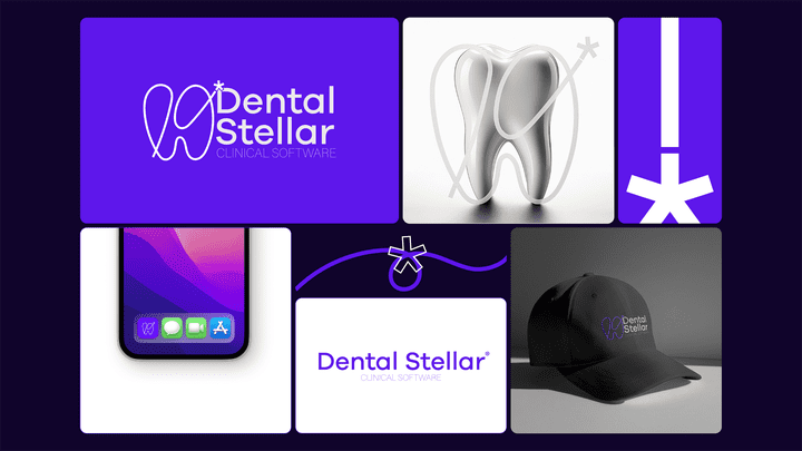 شعار برنامج عيادة اسنان Dental Stellar