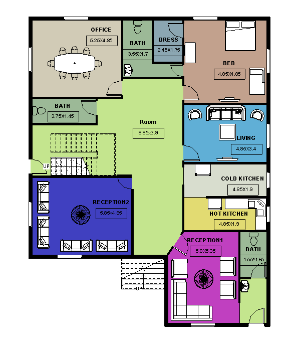 تصميم المخططات المعمارية باستخدام برنامج Revit