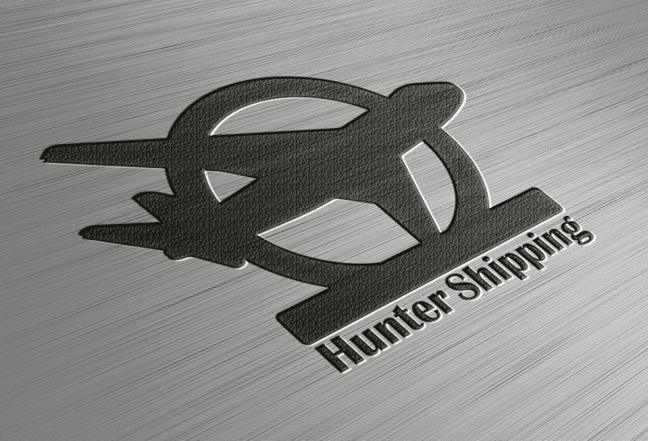 لوجو شركه شحن "Hunter Shipping"