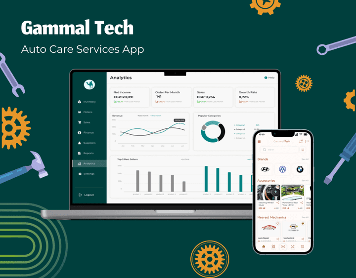 Gammal Tech - Auto care services app