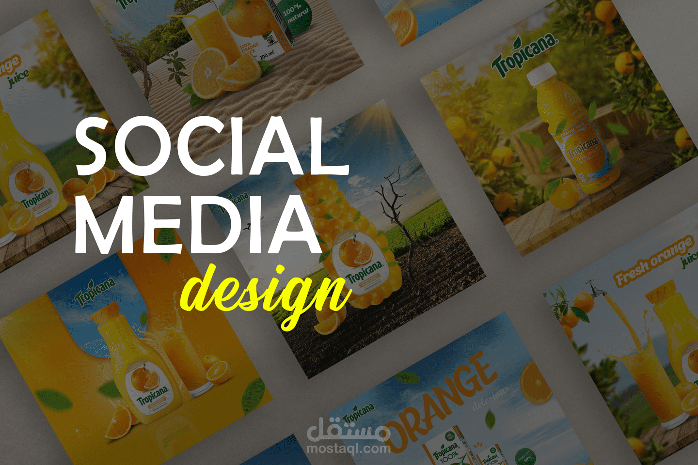 tropicana social media designs