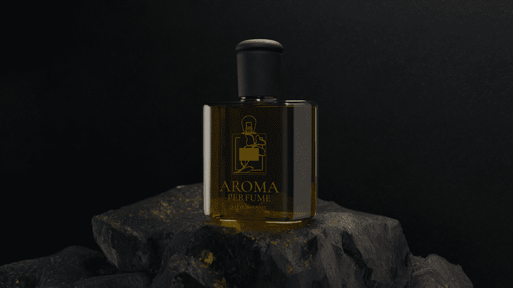 تصميم ثلاثي الأبعاد ل Perfume Bottle