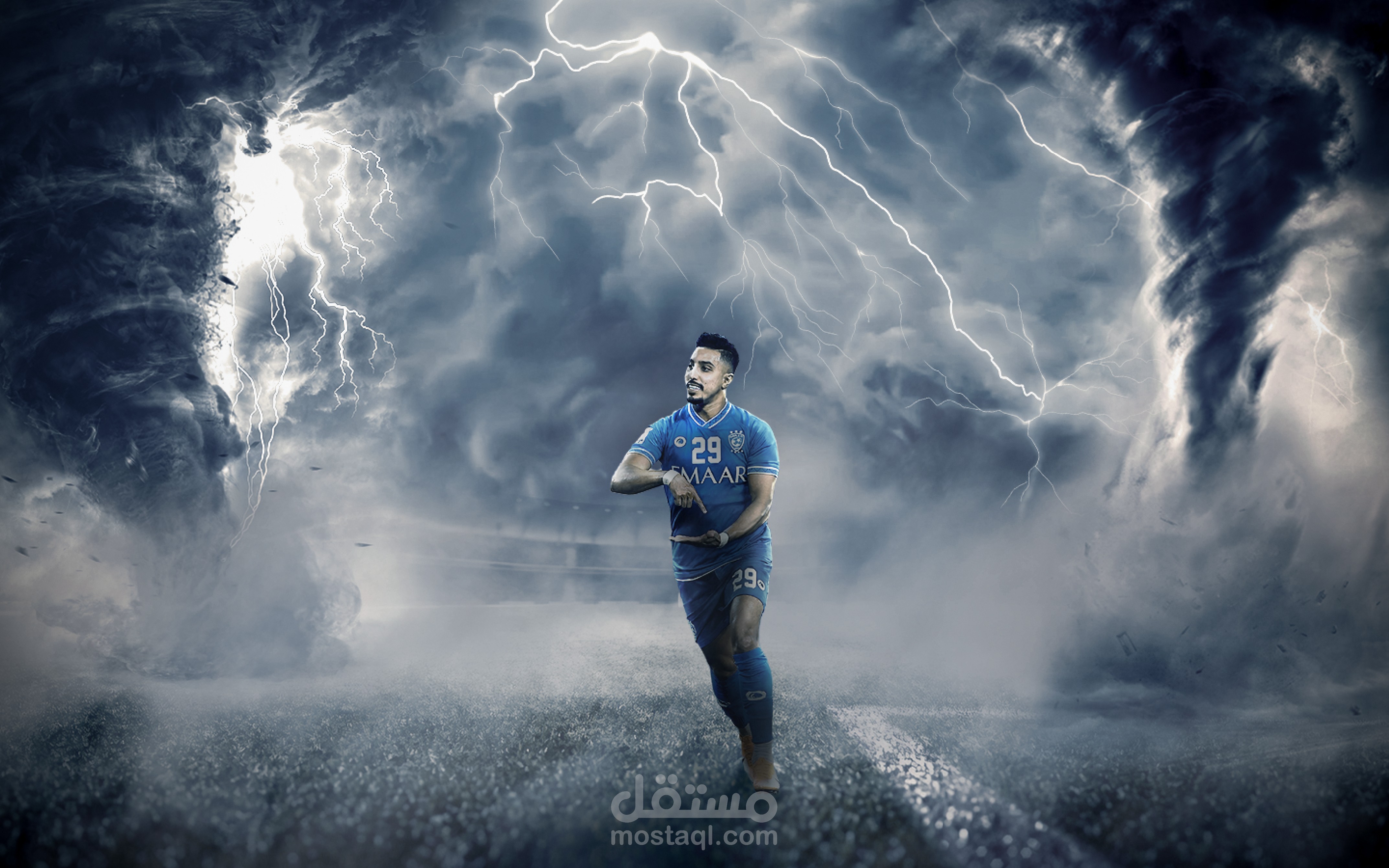 تصميم منشورات سوشيال ميديا تخص كرة القدم