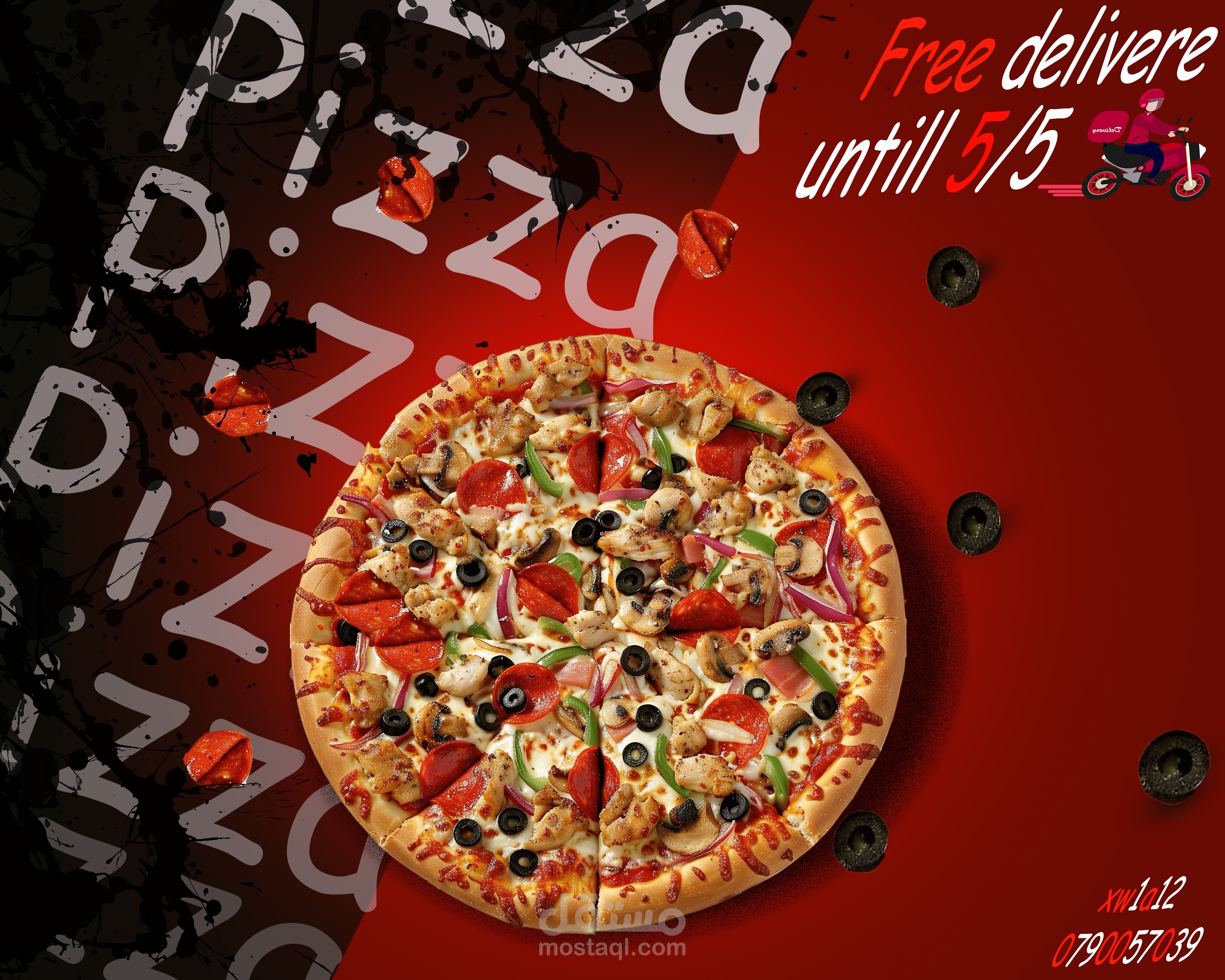 تصميم اعلان سوشال ميديا To offer a delivery