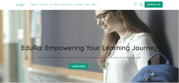 EduRa Online Courses Website done by Wordpress