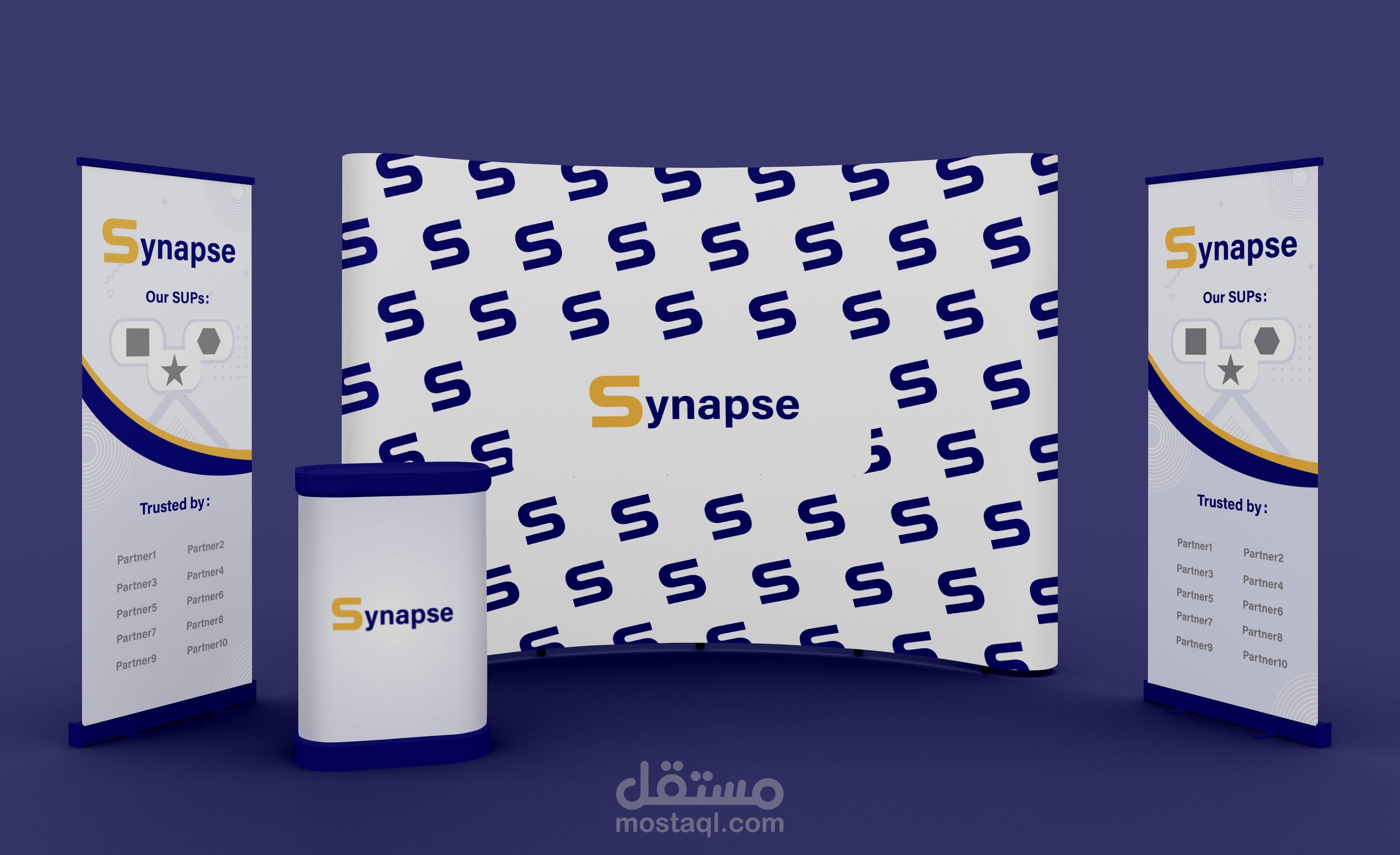 تصميم مرئيات معارض | Trade Show Graphics