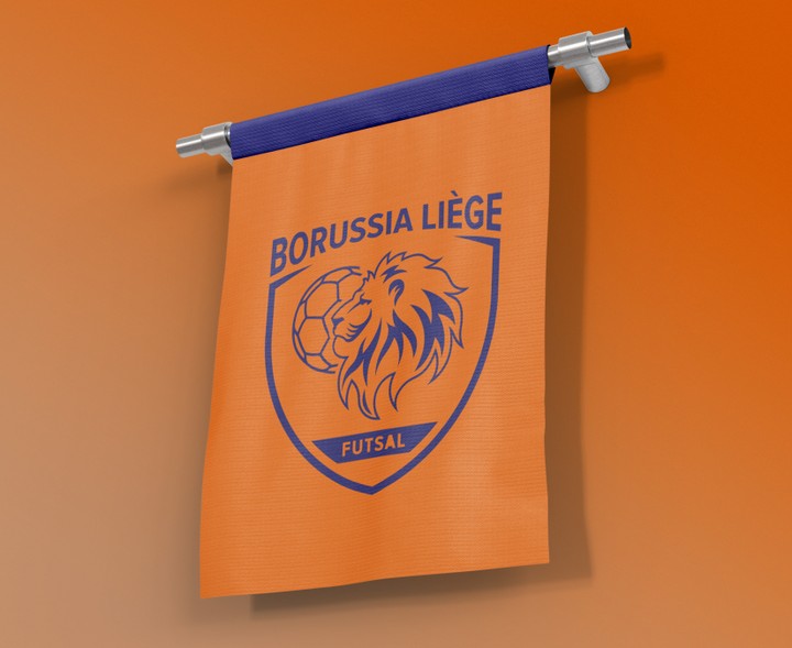 تصميم شعار وهوية بصرية لفريق فوتسال اسمه borussia liége futsal