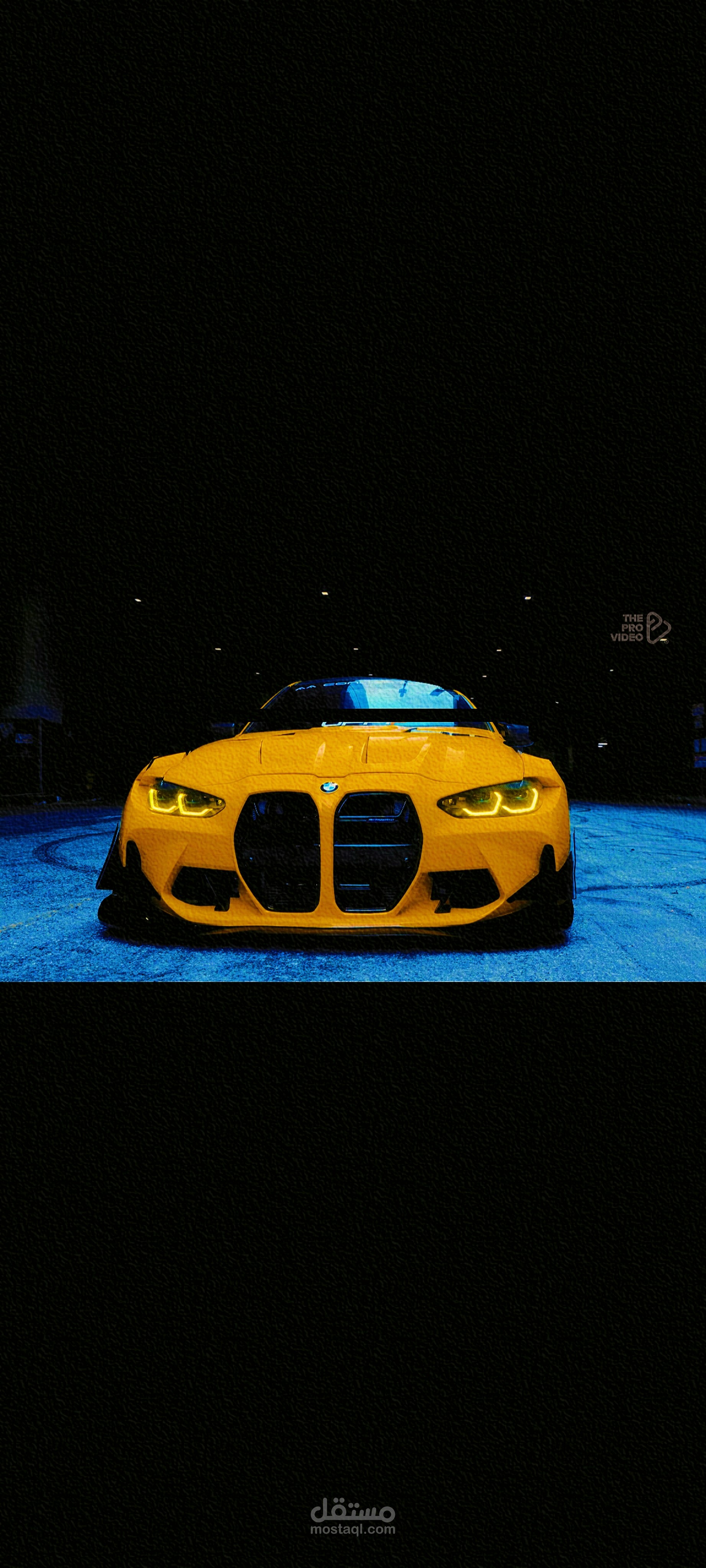 تصميم فيديو لسيارة BMW  g82 بشكل احترافي