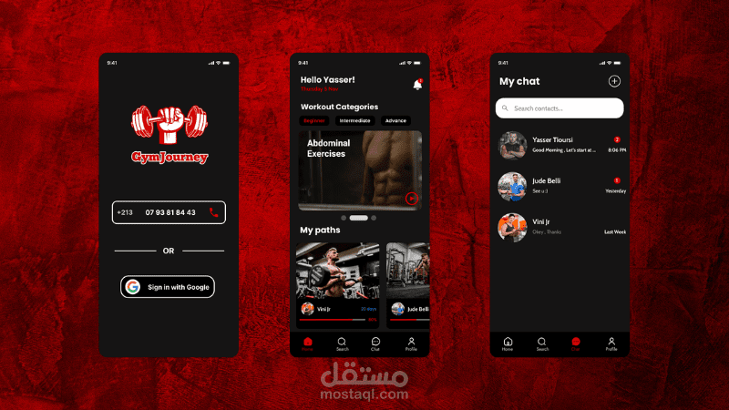 GymJourney - GymApp