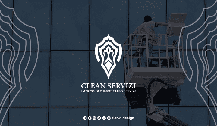 تصميم هوية بصرية شركة تنظيف designing a visual identity for a cleaning