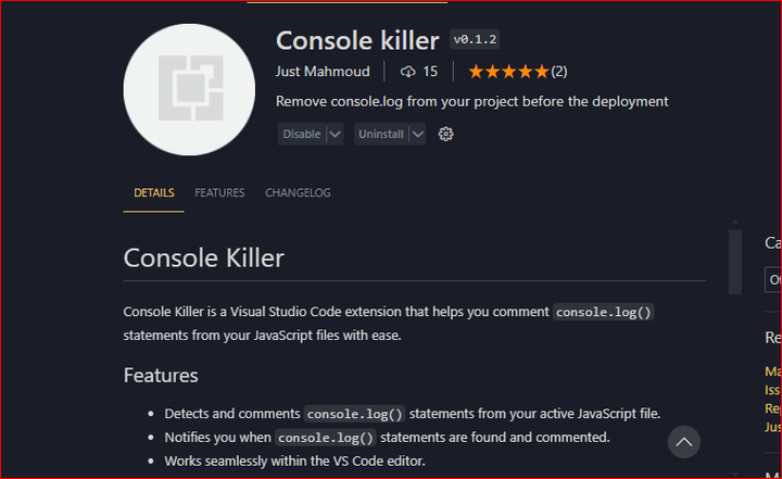 Console killer